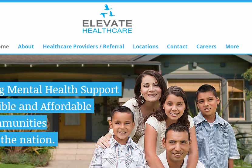 This screenshot of Elevate Healthcare's web site shows how the company touted its services.