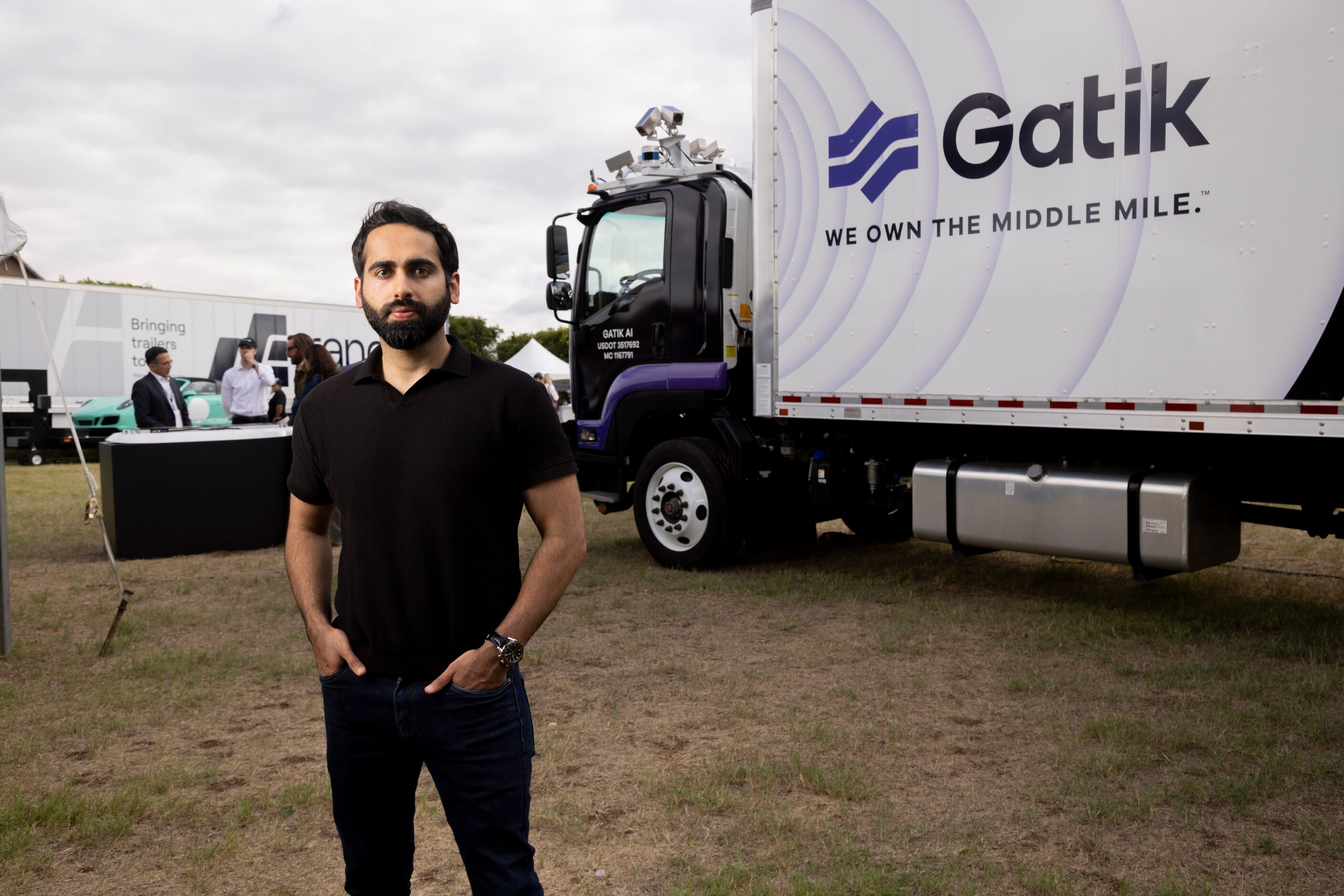 Gautam Narang, CEO and co-founder of Gatik, poses for a photo during the UP.Summit 2023 at...