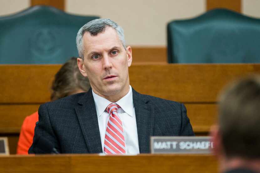 Rep. Matt Schaefer, R-Tyler, pictured in the Texas Capitol on Monday, February 25, 2019. In...