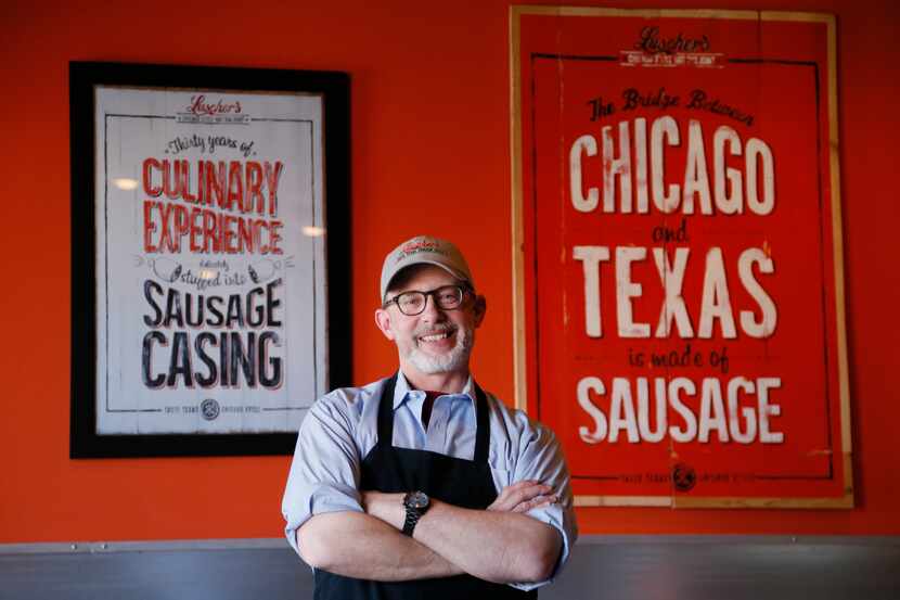 Brian C. Luscher was chef/owner of the Grape, but is now moving on to another restaurant group.