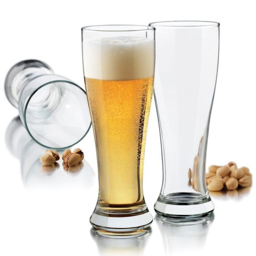 
No man cave is complete without a set of classic pilsner glasses. Featuring a narrow base...