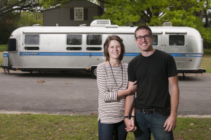 Laura Preston and John Ellis, known as the Democratic Travelers, are traveling through the...