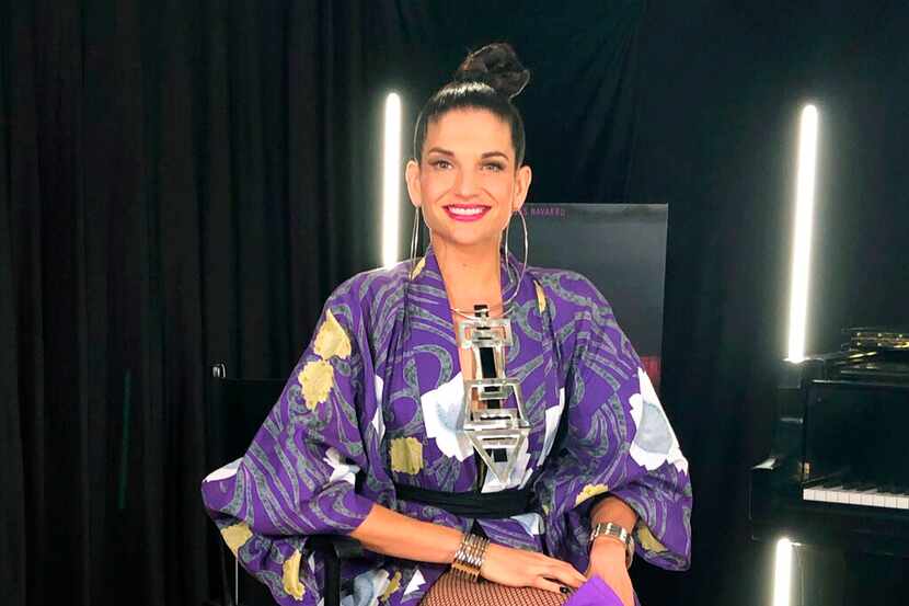 En esta foto del 13 de marzo del 2019, Natalia Jiménez posa durante una entrevista en las...