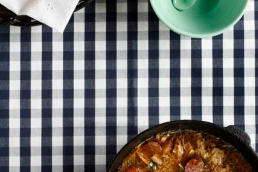 Use commercially available roux for this classic gumbo recipe, or make your own according to...
