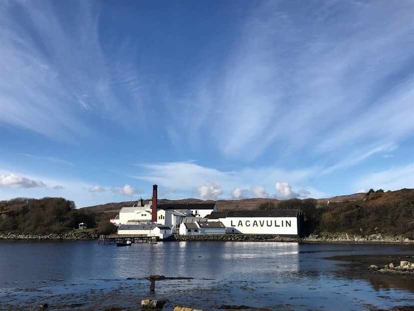 The Lagavulin Distillery in Islay, Scotland, produces some of the world's best spirits.