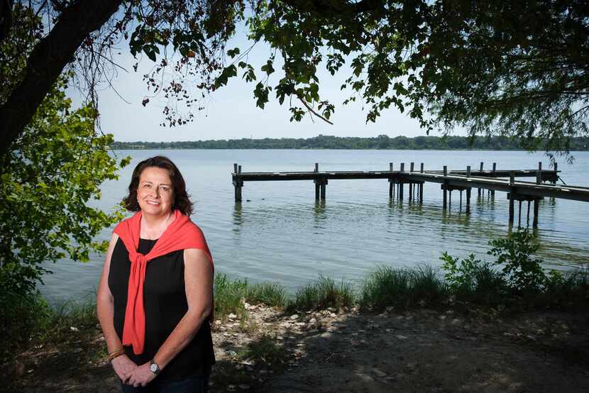 Dallas City Council member Paula Blackmon photographed at White Rock Lake on Friday, Aug. 9,...