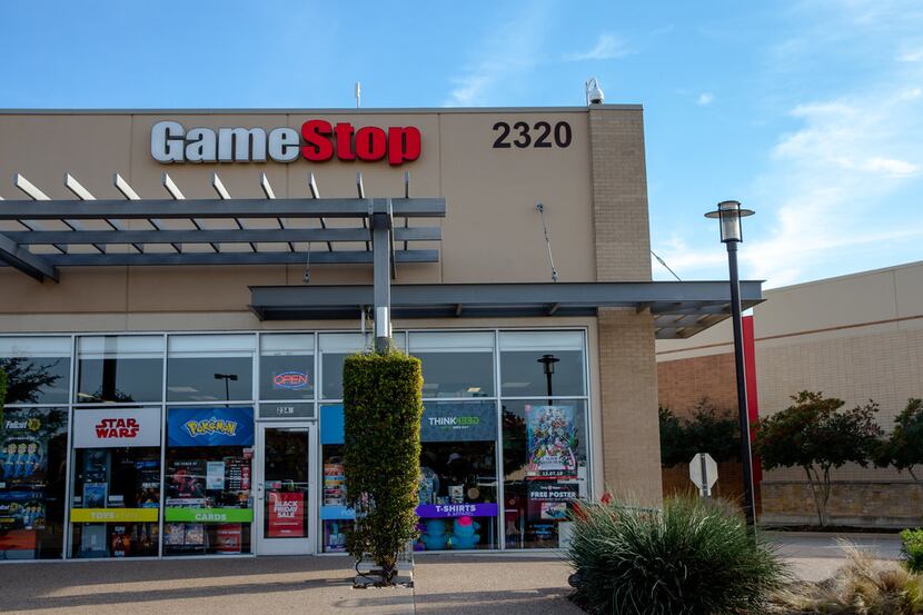 GameStop on Black Friday shopping in Fairview, Texas on Thursday, November 22, 2018. (Shaban...