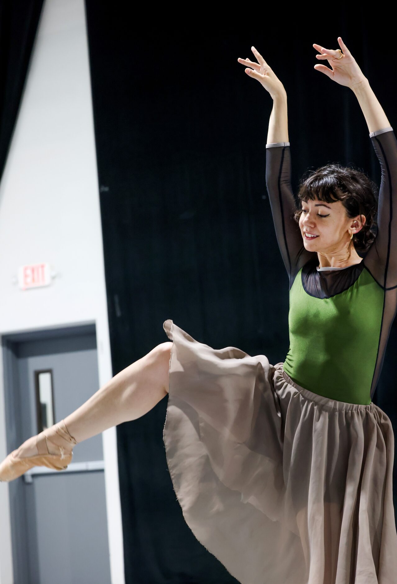 Alexandra F. Light takes part in solo rehearsals for the Texas Ballet Theater’s Alice in...