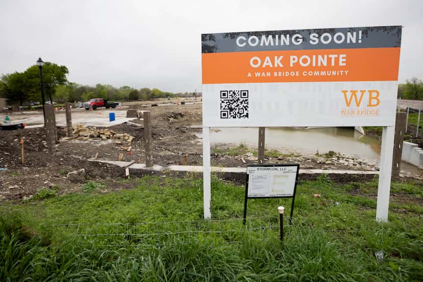 Construction continues on the Wan Bridge’s Oak Pointe community in Red Oak. 