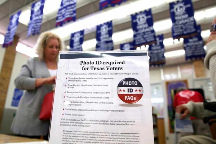 Requerimientos para votar en el estado de Texas. AP
