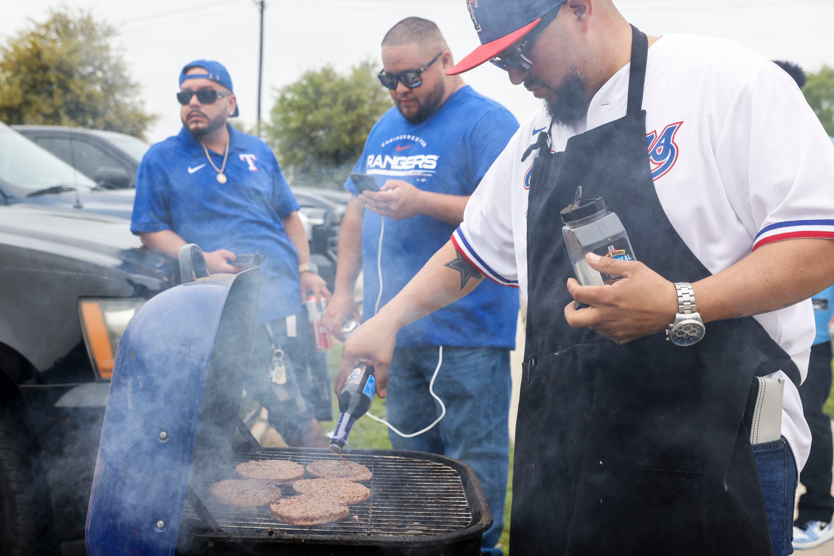 Greg Abbott, George W. Bush, Nolan Ryan Taking Part in Rangers