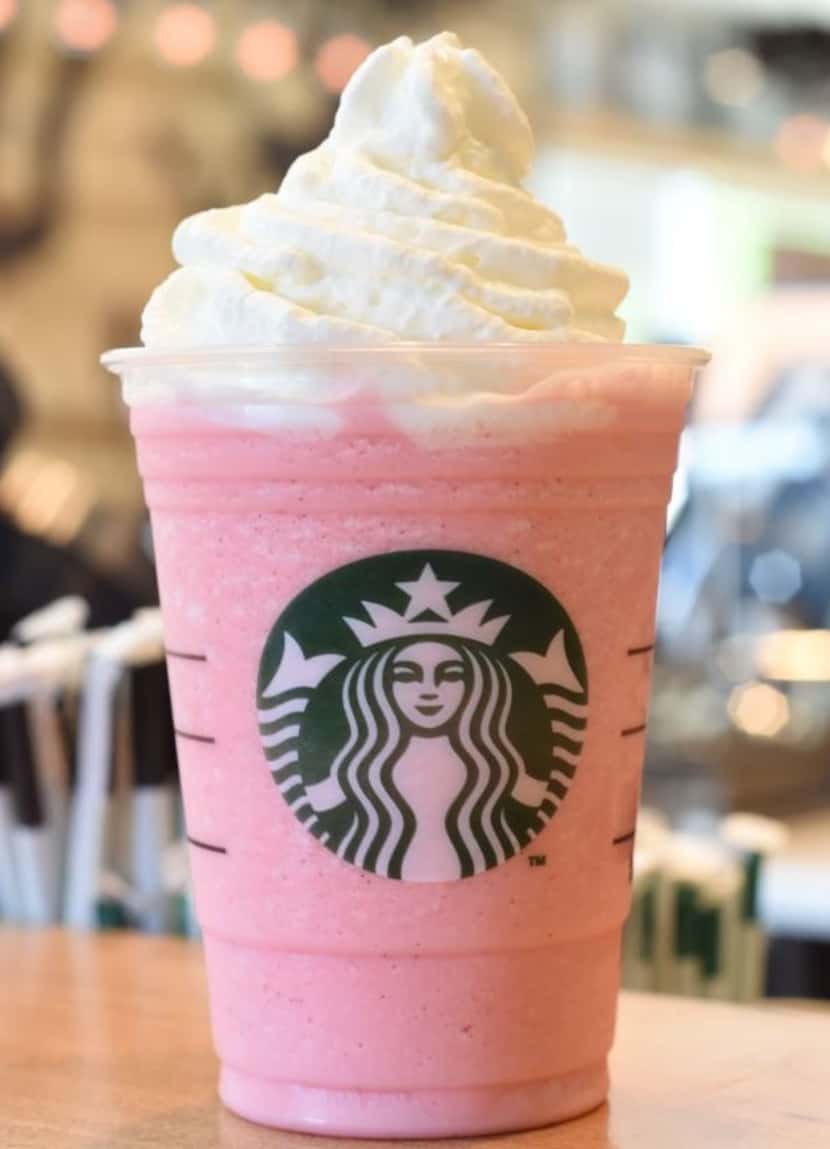 A blend of vanilla bean, raspberry syrup, milk and ice, finished with whipped cream.