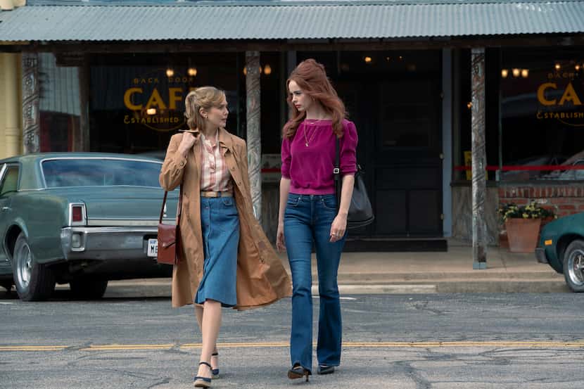 Elizabeth Olsen and Krysten Ritter appear in an episode of HBO Max's "Love & Death."
