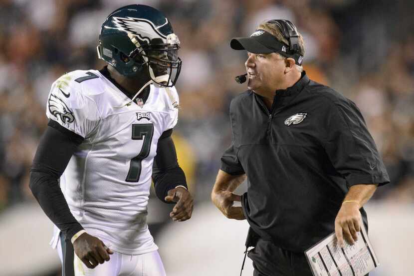 First-year Philadelphia coach Chip Kelly is putting his rapid-fire offense in the hands of...