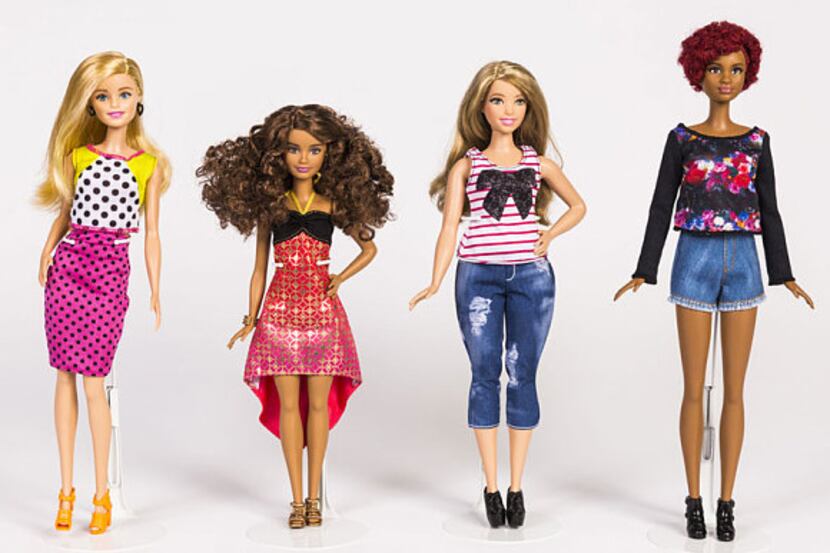  Barbie is now curvy, petite and tall. (Mattel photo)