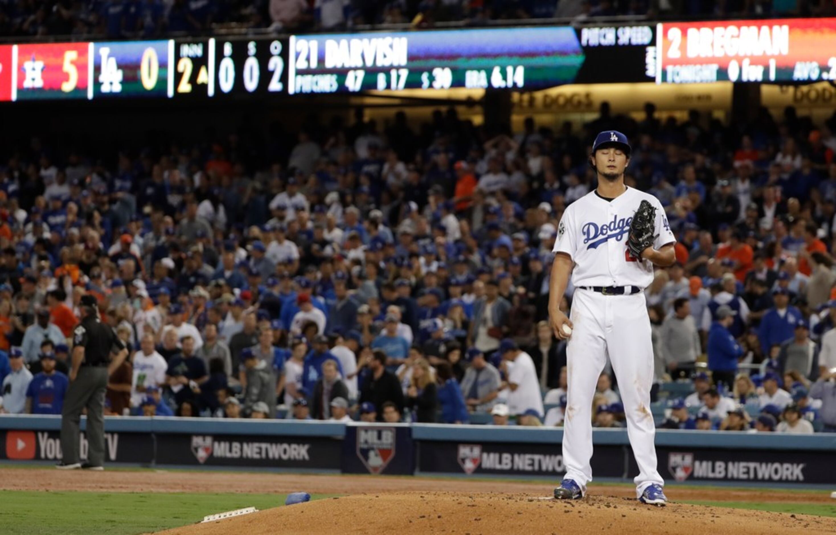 Yu Darvish's World Series Game 7 start is a disaster for Dodgers