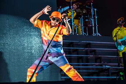 Anderson .Paak performs at the Coachella Music & Arts Festival at the Empire Polo Club on...