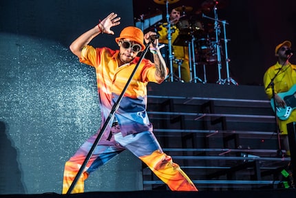 Anderson .Paak performs at the Coachella Music & Arts Festival at the Empire Polo Club on...