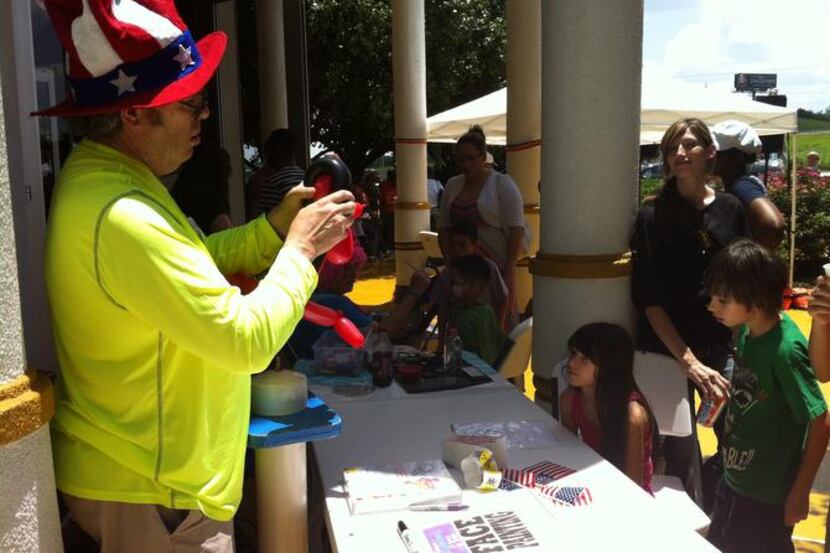 
Balloon animals, face painting and other activities were the order of the day Saturday...
