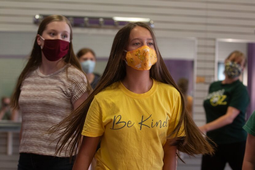 Campers participate in North Texas Performing Arts' youth summer camp in Fairview.