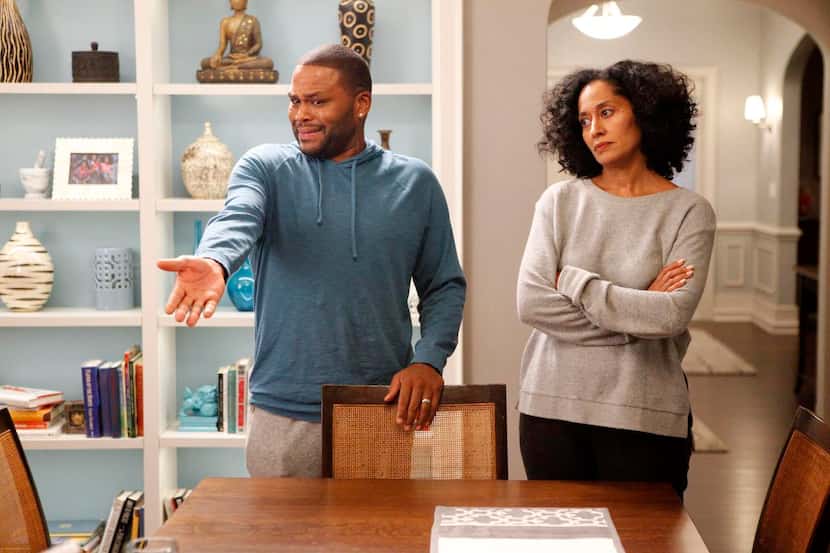 
Anthony Anderson, left, and Tracee Ellis Ross appear in a scene from "Black-ish."

