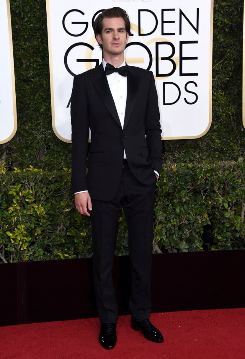 Andrew Garfield at the 74th annual Golden Globe Awards
