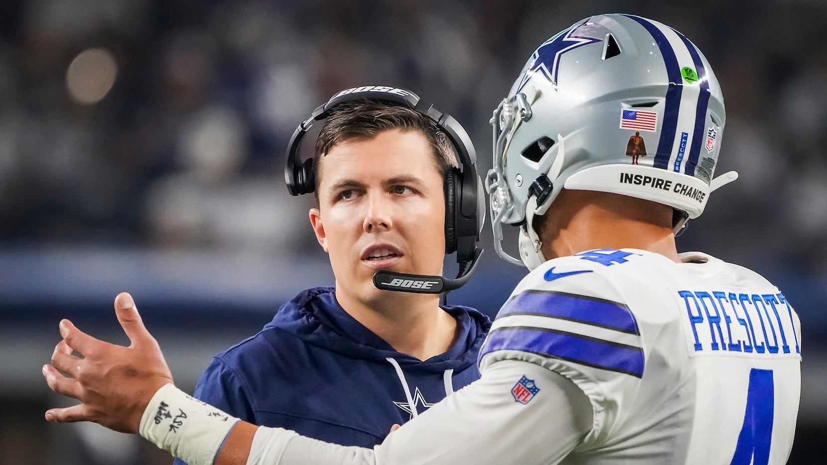 Cowboys moving on from offensive coordinator Kellen Moore 