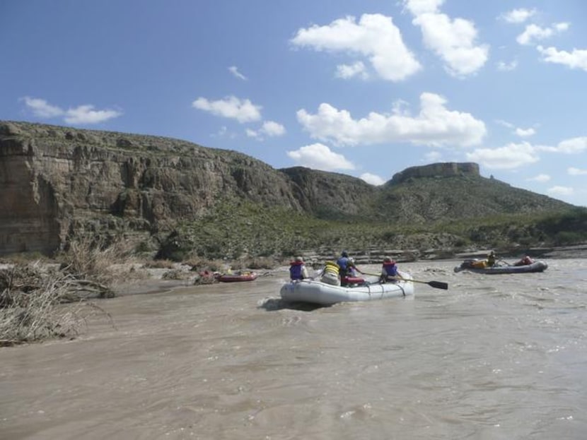 Nearing the Terlingua Creek, upstream from Santa Elena Canyon in Big Bend.