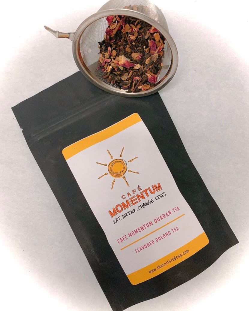 The Cultured Cup sells a special Quaran-tea blend benefitting Cafe Momentum