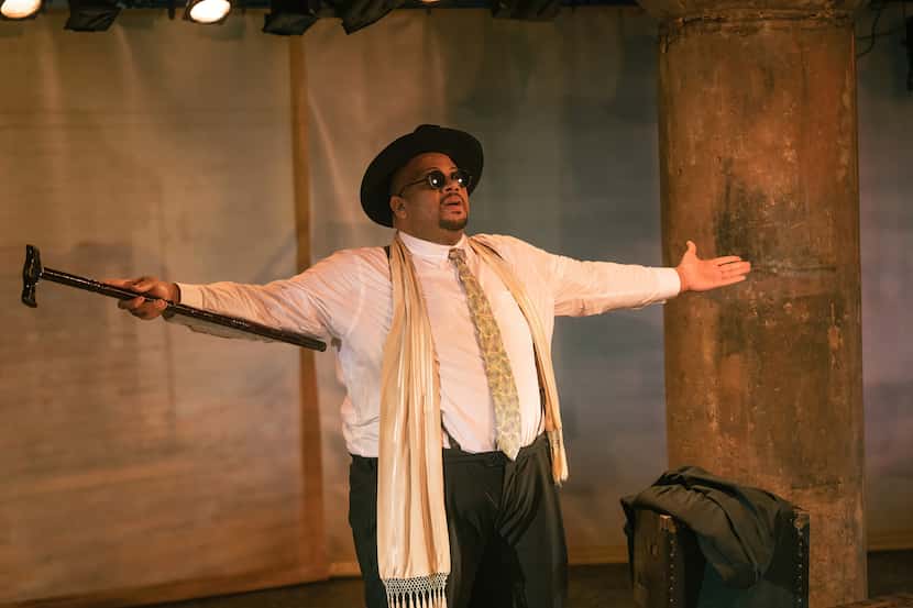 J. Dontray Davis stars as 1920s Deep Ellum musician Blind Lemon Jefferson in Akin Babatundé...