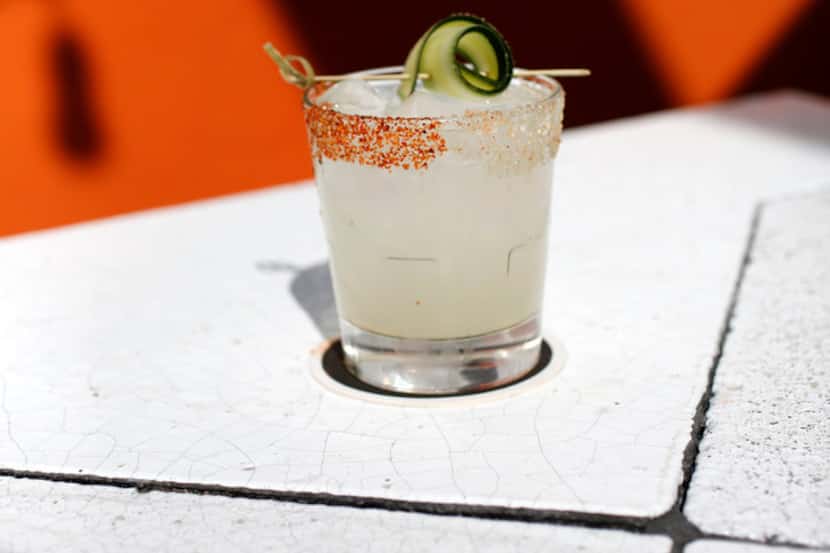 La Malinche, with Casamigos Blanco, serrano peppers, muddled cucumber, white pepper syrup...