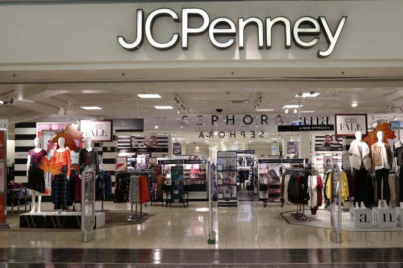 The entrance to J.C. Penney store at the Town East Mall in Mesquite. 