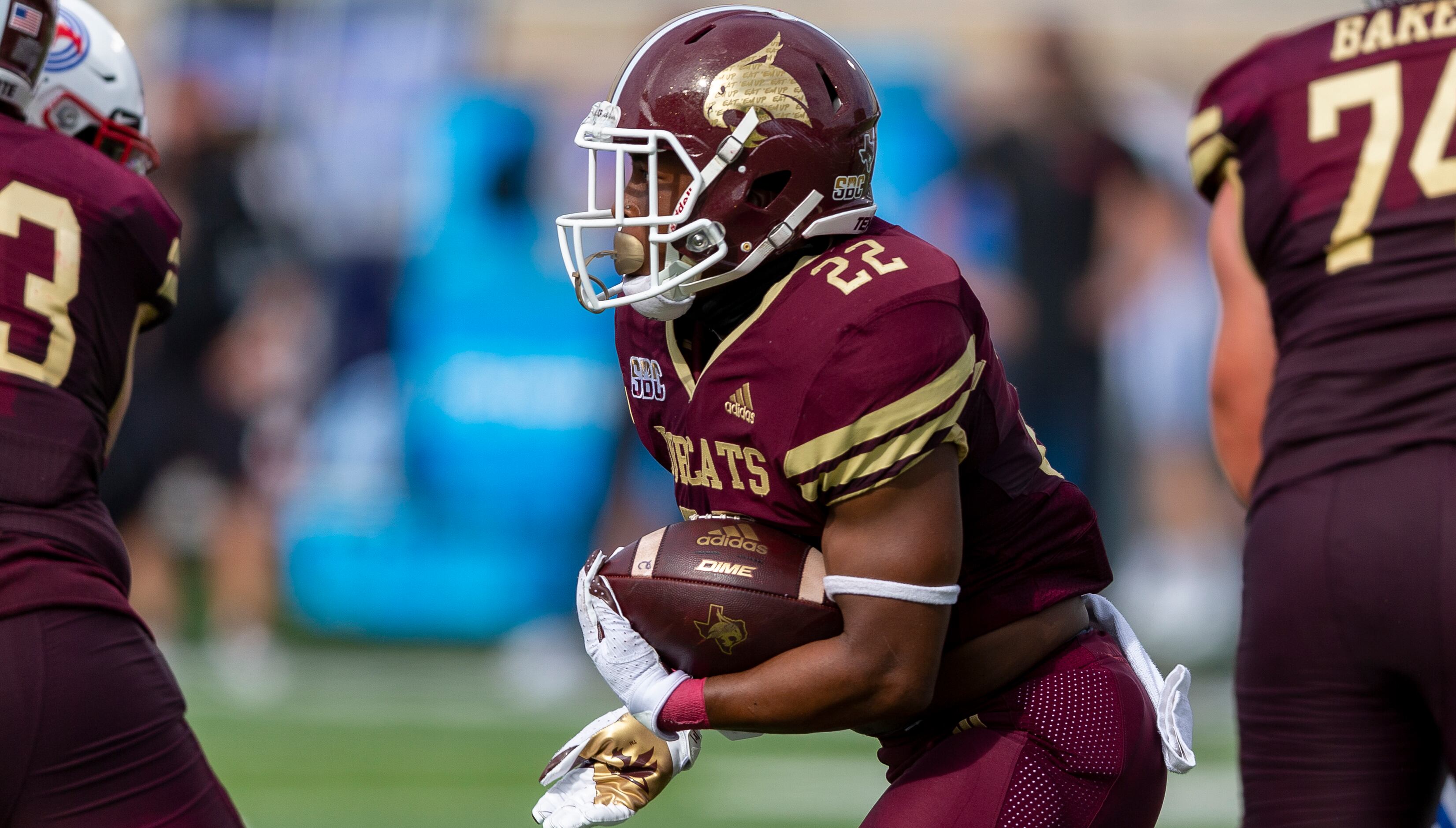 Running back Calvin Hill of the Dallas Cowboys carries the ball