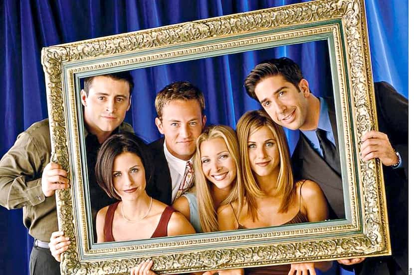 Foto de los seis actores de Friends.