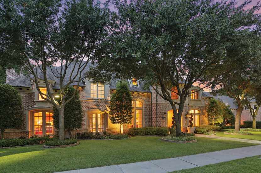 The country French-style estate at 2933 Shenandoah Drive, located in the Villages of...