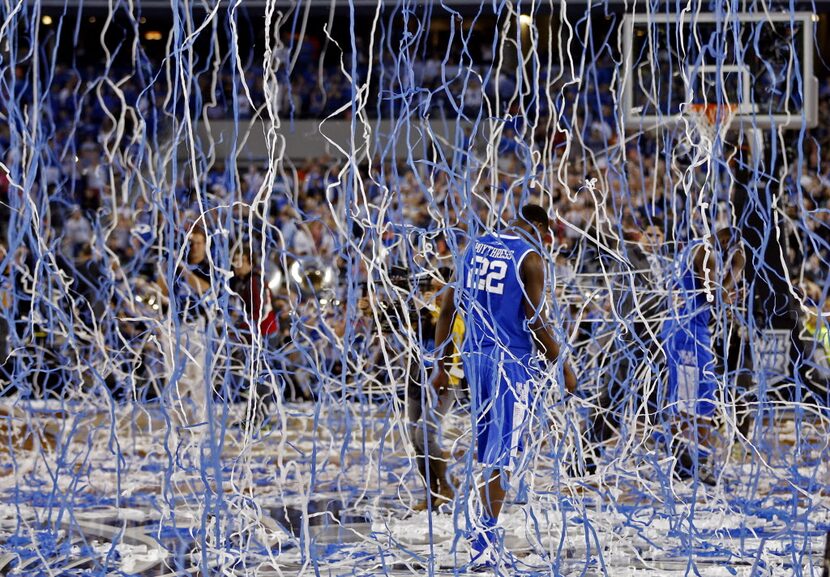 Kentucky Wildcats forward Alex Poythress (22) walks off the court following a 6-54 loss to...