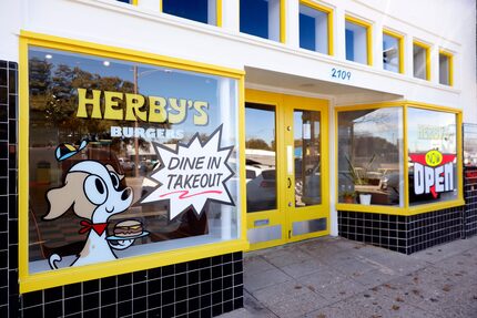 Herby's Burgers is on S. Edgefield Avenue in Elmwood, an area of Dallas' Oak Cliff.