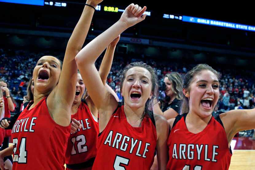 Argyle's Brooklyn Carl (right) leads the Dallas area in assists, averaging 7.2 per game....