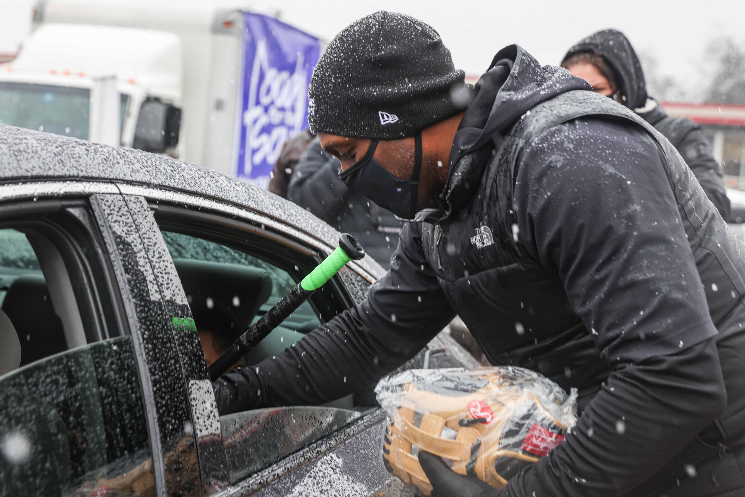 Former professional baseball center fielder and right fielder Torii Hunter, gives baseball...