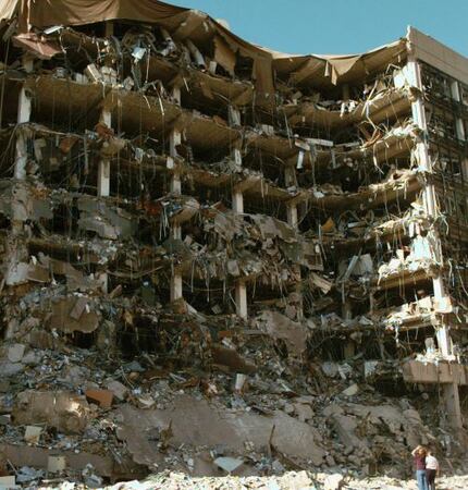 The bombing of the Alfred P. Murrah Federal Building in Oklahoma City
killed 168 people and...