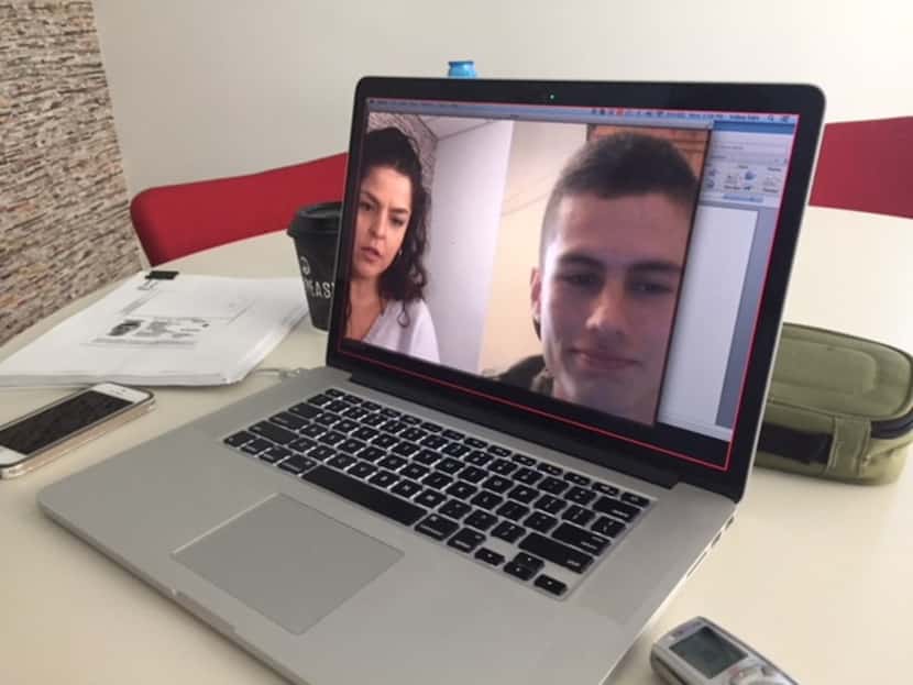 Jose Dresser Gutierrez Giraldo, a 22-year-old from Colombia, in a January 2018 Skype...