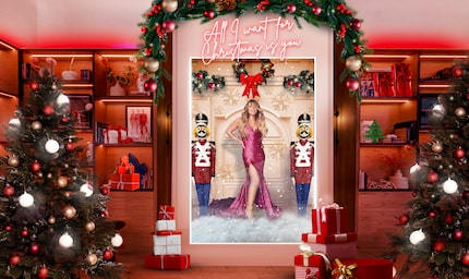 A rendering of what to expect in terms of photo ops at Mariah Carey's Holiday Bar at the...