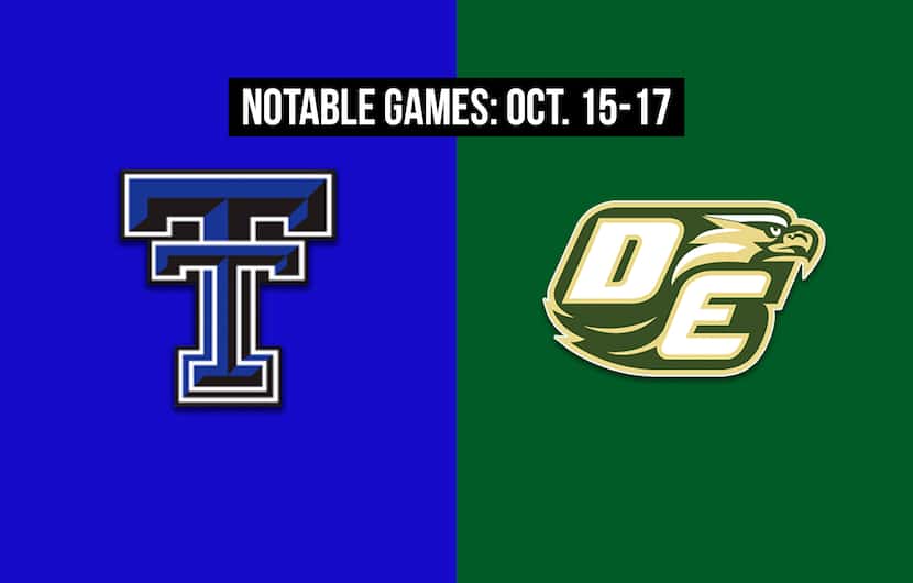Notable games for the week of Oct. 15-17 of the 2020 season: TC-Cedar Hill vs. DeSoto.