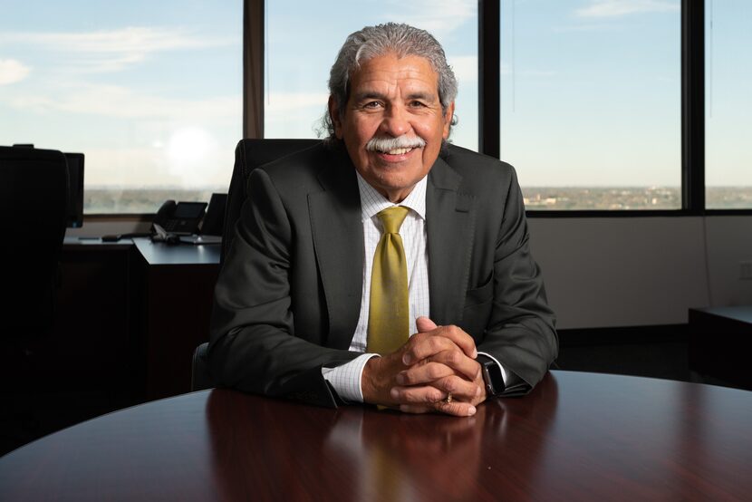 Dallas schools Superintendent Michael Hinojosa in his office at the DISD headquarters Jan....