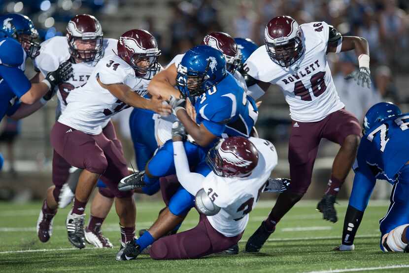 With players like Corey Hunt, pictured left, and Ta'Varius Luke, North Mesquite has charged...