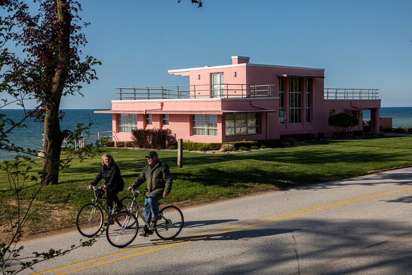 The Dunes and Lake drive passes by the historic Century of Progress homes that debuted in...