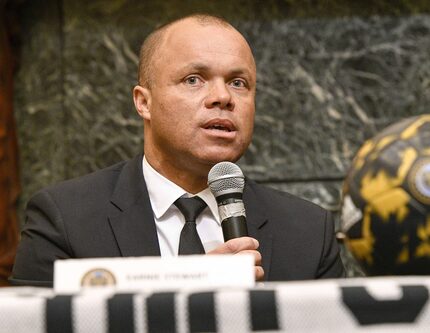 Philadelphia Union Sporting Director Earnie Stewart at Philadelphia City Hall for a presser...