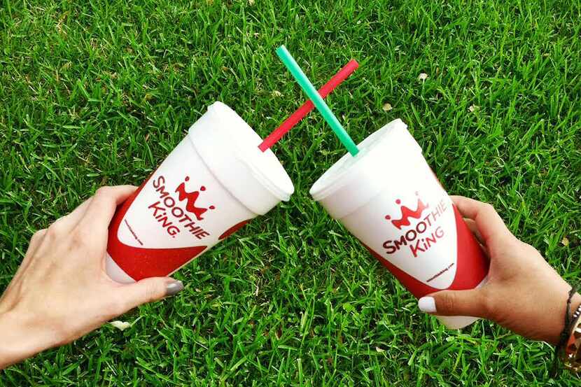A 12-ounce strawberry smoothie is free at Smoothie King on Wednesday, April 27. Yes, free!