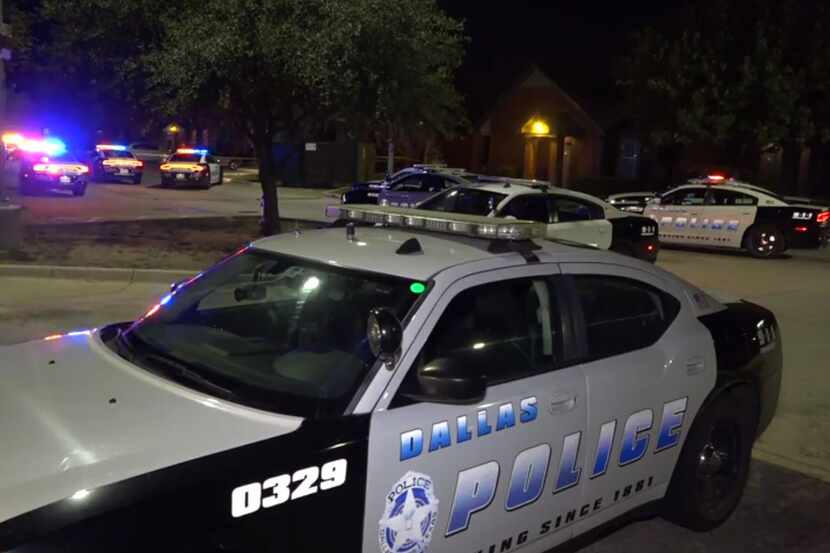 Police were called to the Villa Creek Apartments in West Dallas around 10:15 p.m. Thursday.