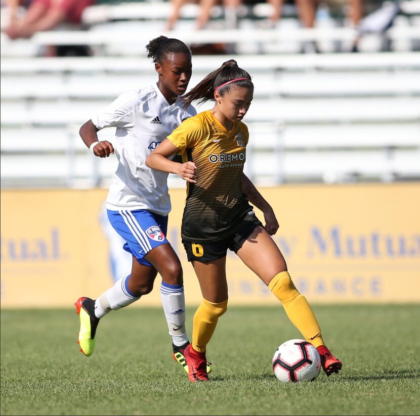 FC Dallas vs Legends FC in the 2018 Developmental Academy U15 Girls National Championship....